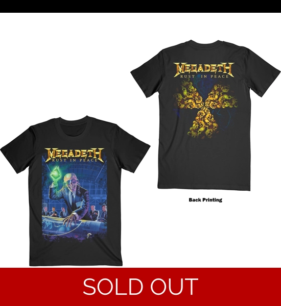 Megadeth - Rust In Peace 30th Anniv. T-Shirt